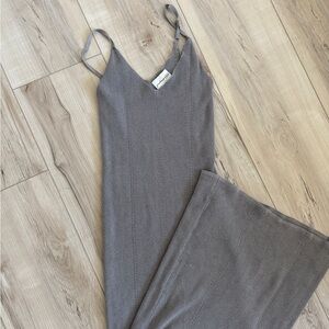 Gray Knit Dress